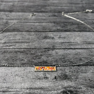 Memorial Jewelry | Remembrance Jewelry | Flower Jewelry | Fenno Fashion | Megan Fenno | Memorial Necklace