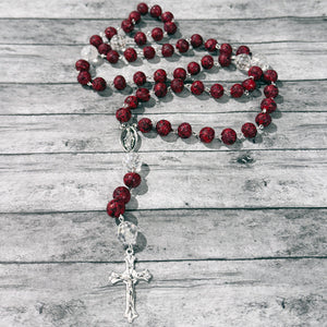 Remembrance Rosary | Memorial Rosary | Flower Petal Jewelry | Memorial Jewelry | Memorial Jewelry with Funeral Flowers | Funeral Flowers Jewelry | Funeral Flowers Keepsakes | Memorial Jewelry Cincinnati | FENNO FASHION