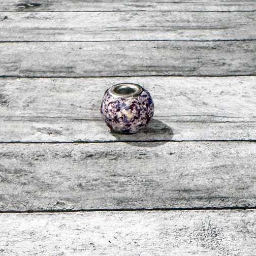 Remembrance Single Bead | Memorial Pandora Bead | Remembrance Pandora Bead | Funeral Flowers Bead | FENNO FASHION