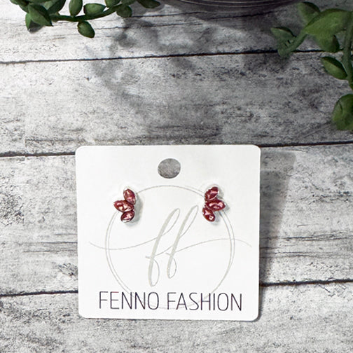 Remembrance Stud Earrings | Flower Petal Earrings | Memorial Earrings | FENNO FASHION | Cincinnati