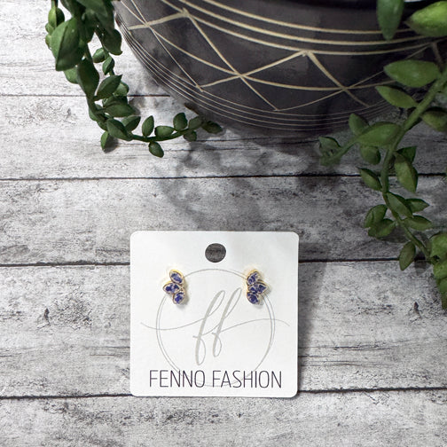 Remembrance Stud Earrings | Flower Petal Earrings | Memorial Earrings | FENNO FASHION | Cincinnati