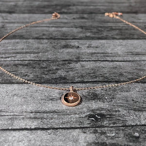 North Star Necklace | Dainty Rose Gold Necklaces | FENNO FASHION