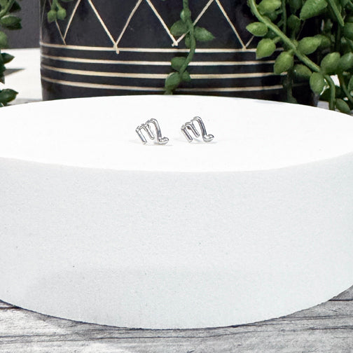 Scorpio Stud Earrings | Zodiac Studs | Zodiac Jewelry | Constellation Jewelry | FENNO FASHION