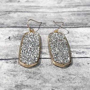 Gold Crystal Earrings | Bridal Earrings | FENNO FASHION