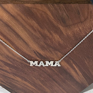 Silver MAMA Necklace | MAMA Jewelry | FENNO FASHION | Megan Fenno