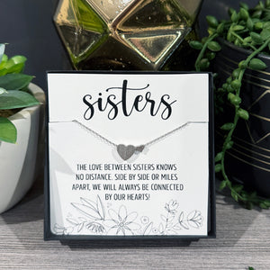 Sisters Necklace | Dainty Heart Necklace | Sisters Bond Necklace | Gifts for Sisters | FENNO FASHION