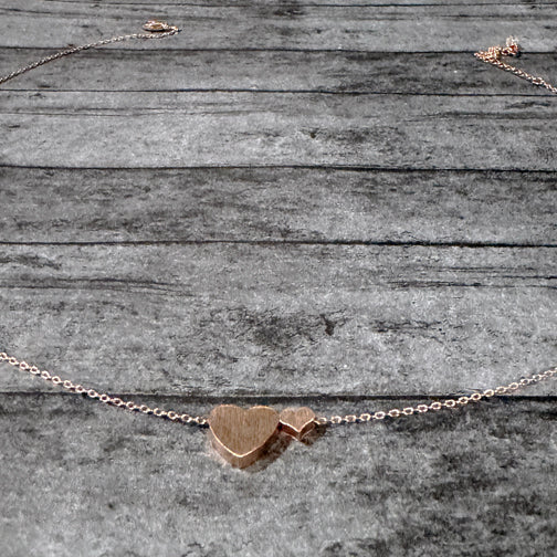 Sisters Necklace | Dainty Heart Necklace | Sisters Bond Necklace | Gifts for Sisters | FENNO FASHION