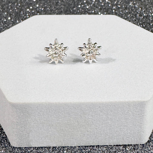 Small Silver Present Bow Earrings | Bow Studs | Silver Bow Stud Earrings | FENNO FASHION