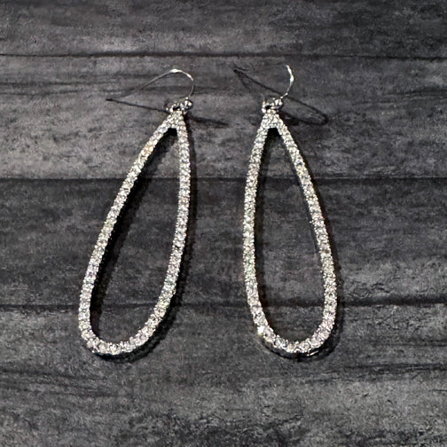 Sparkling Teardrop Earrings | Bridal Earrings | Special Occasion Earrings | Crystal Statement Earrings | FENNO FASHION