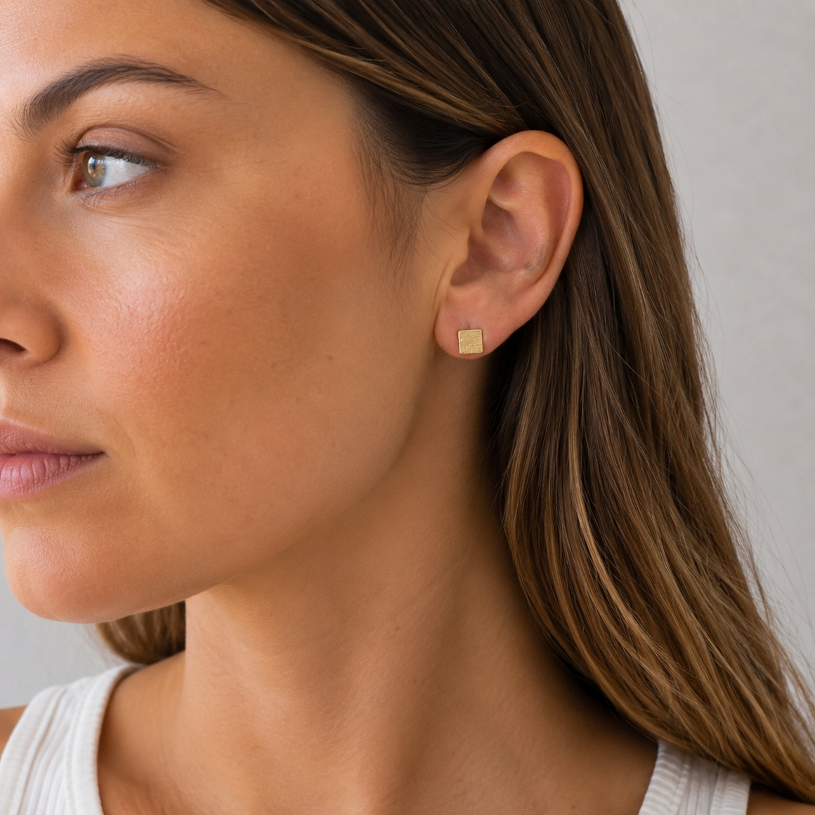 Classic Square Earrings (ROSE GOLD, GOLD OR SILVER)