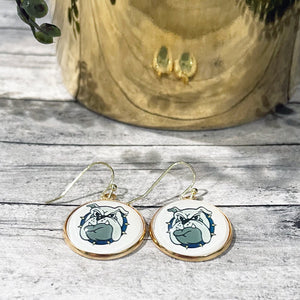 St. Ursula Jewelry | Bull Dog Earrings | St. Ursula Earrings | FENNO FASHION