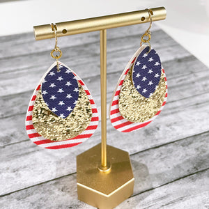 4th of July Earrings | Stars and Stripes Earrings | Fourth of July Earrings | FENNO FASHION | Megan Fenno