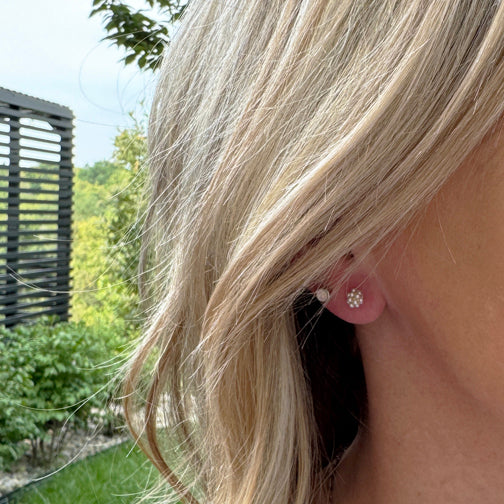 Tiny Pearl Studs | Classic Pearly Earrings | Pearl Jewelry | FENNO FASHION