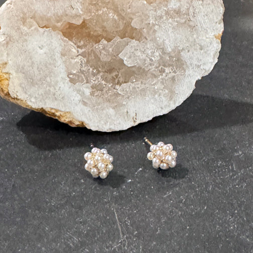 Tiny Pearl Studs | Classic Pearly Earrings | Pearl Jewelry | FENNO FASHION