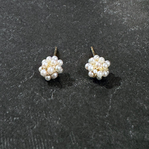 Tiny Pearl Studs | Classic Pearly Earrings | Pearl Jewelry | FENNO FASHION