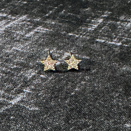 Tiny Star Stud Earrings | Crystal Star Studs | Star Stud Earrings | Minimalist Jewelry | FENNO FASHION