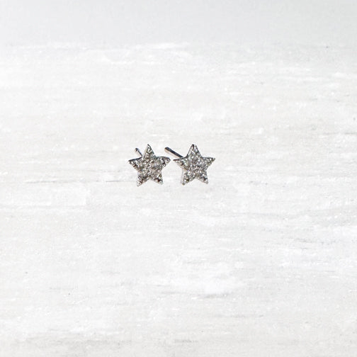 Tiny Star Stud Earrings | Crystal Star Studs | Star Stud Earrings | Minimalist Jewelry | FENNO FASHION
