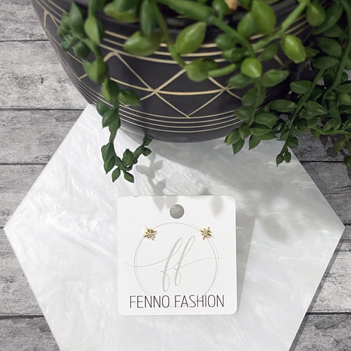 Tiny Studs Earrings | Starburst Stud Earrings | Tiny Stud Earrings | FENNO FASHION