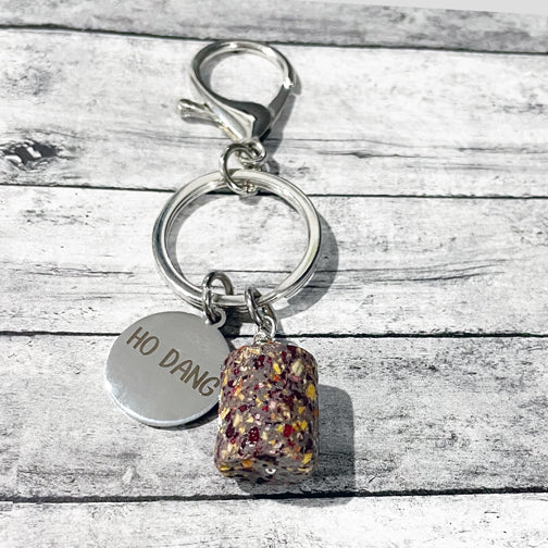 Louisiana State Keychain With Cities 