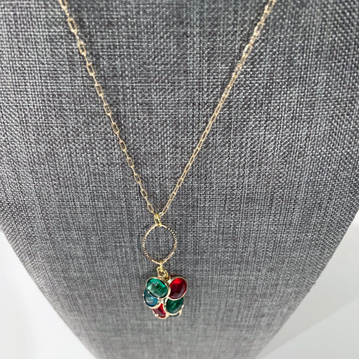 Birthstone Charm Necklace | Grandmother Personalized Necklace | Megan Fenno | FENNO FASHION
