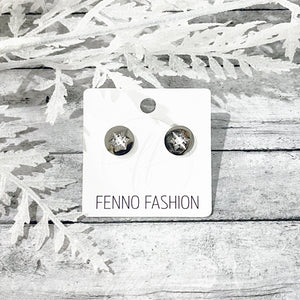 Silver Snowflake Stud Earrings | Christmas Earrings | Megan Fenno | FENNO FASHION