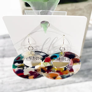 Colorful Resin Earrings | Statement Color Earrings | FENNO FASHION | Megan Fenno