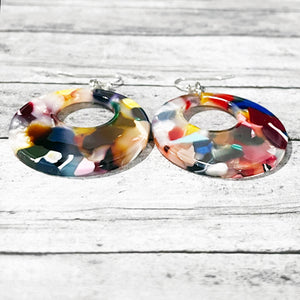 Colorful Resin Earrings | Statement Color Earrings | FENNO FASHION | Megan Fenno