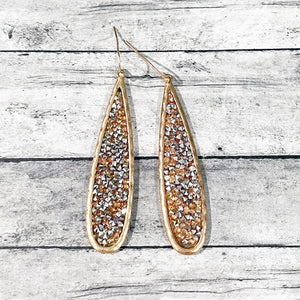 Gold Crystal Earrings | Statement Earrings | Megan Fenno | FENNO FASHION