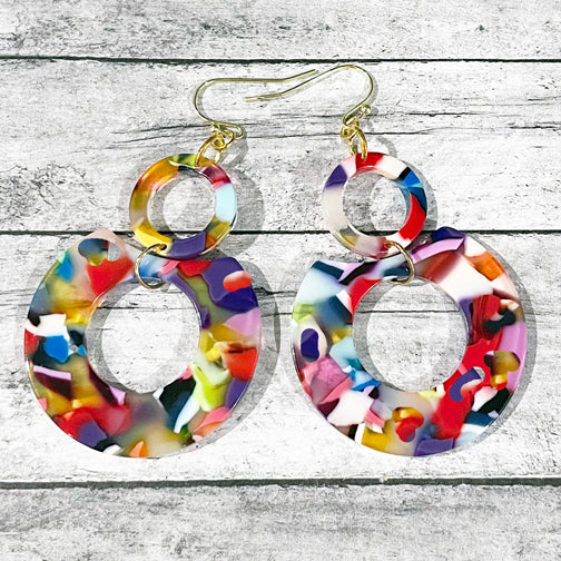 Colorful Resin Earrings | Colorful Earrings | FENNO FASHION | Megan Fenno 
