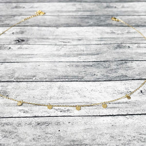 Gold Layering Necklace | Gold Circles Necklace | Megan Fenno | FENNO FASHION