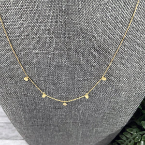 Gold Layering Necklace | Gold Circle Necklace | Megan Fenno | FENNO FASHION