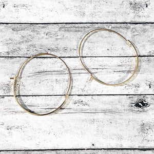 Gold Hoop Earrings | Megan Fenno | FENNO FASHION | Cincinnati Designer