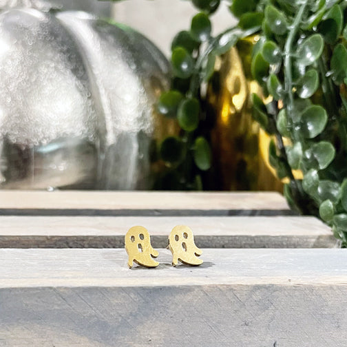 Ghost Stud Earrings | Halloween Earrings | Megan Fenno | FENNO FASHION 