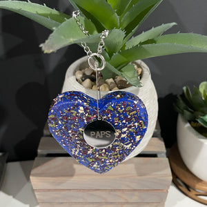 Memorial Heart Ornament | Remembrance Ornament | Ornament made with flowers | Memorial Ornament | Megan Fenno | FENNO FASHION 