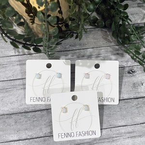Opal Stud Earrings | FENNO FASHION
