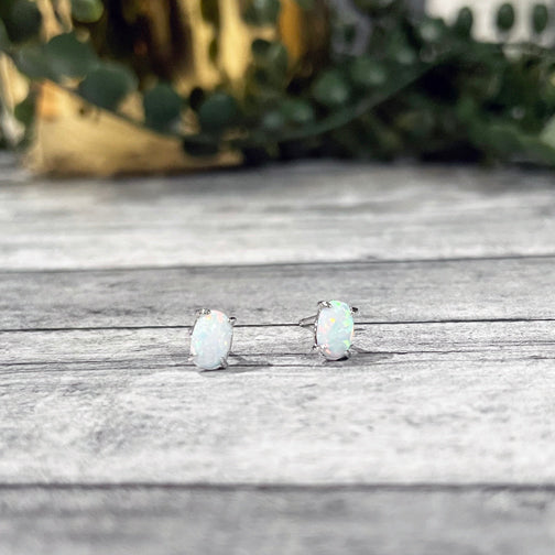 Opal Stud Earrings | Megan Fenno | FENNO FASHION 