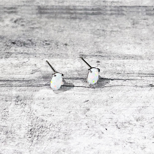 Opal Stud Earrings | Opal Jewelry | FENNO FASHION 6