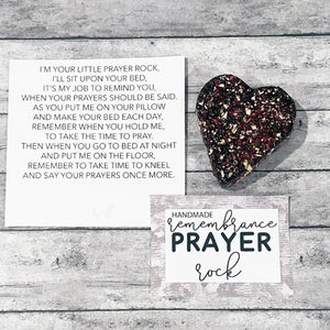Remembrance Prayer Rocks | Religious Memorial Accessories | Flower Petal Jewelry | Megan Fenno | FENNO FASHION | Cincinnati 