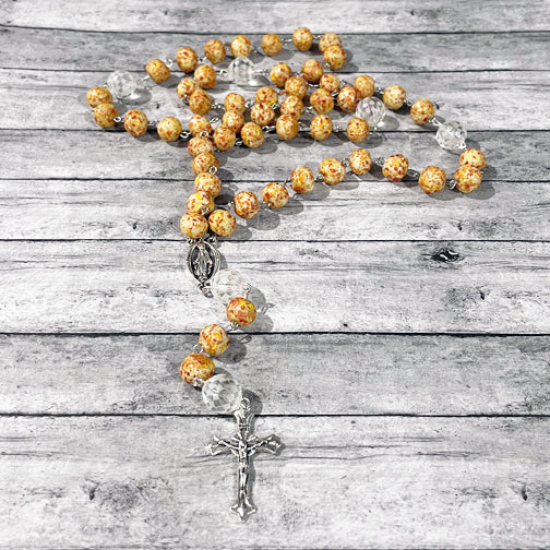 Remembrance Rosary | Memorial Rosary | Flower Petal Jewelry | Memorial Jewelry | Memorial Jewelry with Funeral Flowers | Funeral Flowers Jewelry | Funeral Flowers Keepsakes | Memorial Jewelry Cincinnati | FENNO FASHION