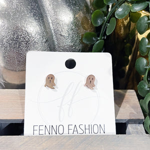 Ghost Stud Earrings | Halloween Earrings | Megan Fenno | FENNO FASHION 