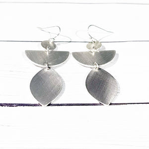Geometric Dangly Earrings | Silver Geometric Earrings | FENNO FASHION | Megan Fenno