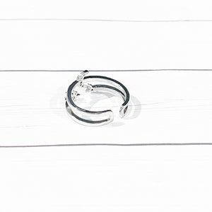 Moon & Stars Ring | Silver Moon Ring | Adjustable Rings | FENNO FASHION | Megan Fenno 