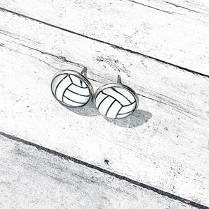 Volleyball Earrings | Volleyball jewelry | Volleyball Studs |  FENNO FASHION | Megan Fenno